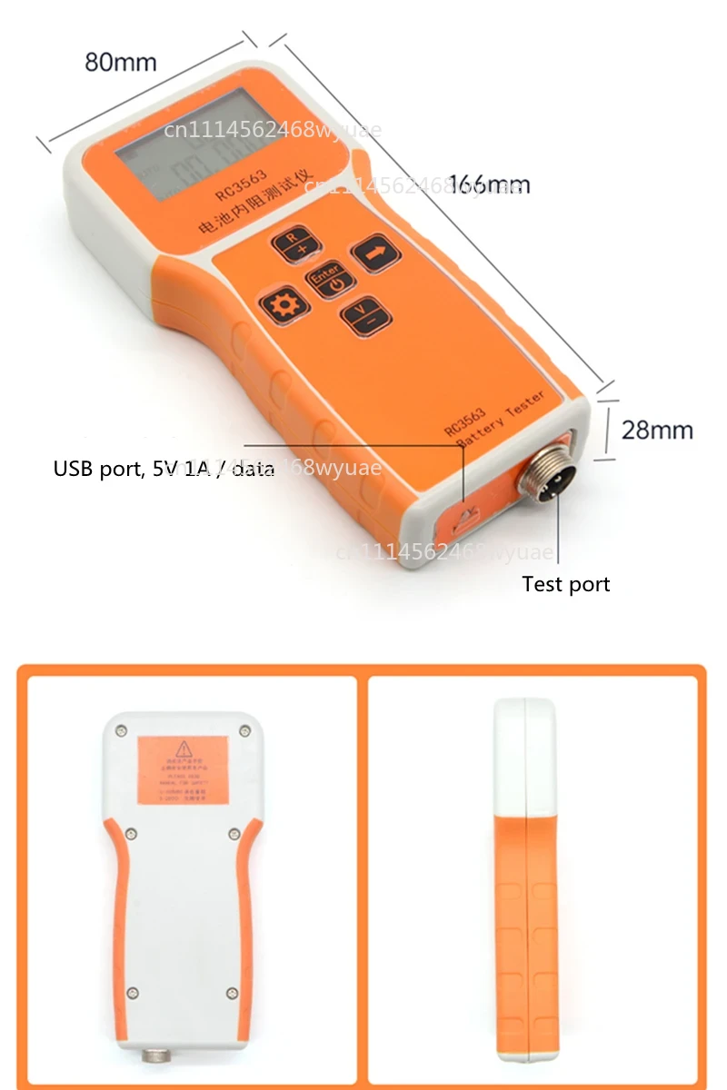 RC3563 Battery Internal Resist - đánh giá và giá Battery Internal Resistance Tester Four Wire