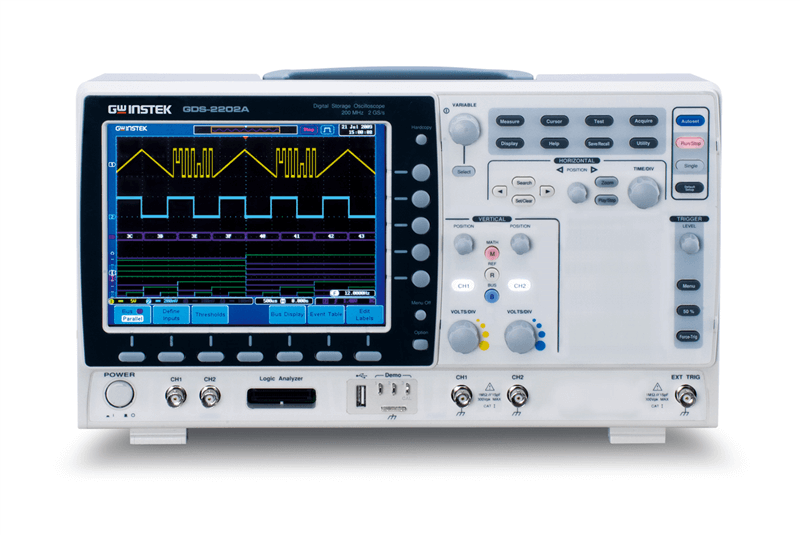GWINSTEK GDS-2104A COLOR DSO D - đánh giá và giá Digital Storage Oscilloscope 4 Channel 100Mhz