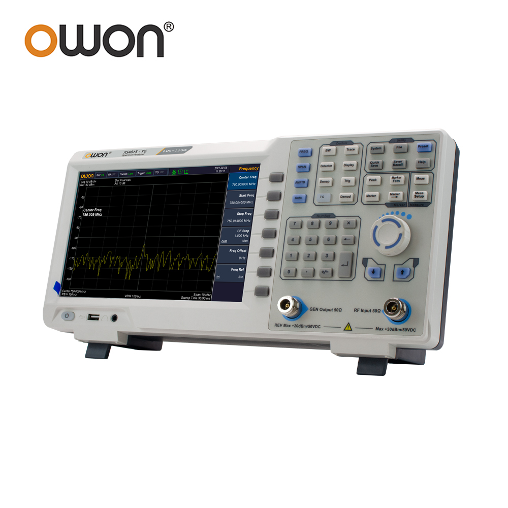 OWON XSA815TG Digital Spectrum - đánh giá và giá Spectrum Analyzer Tracking Generator 1.5Ghz