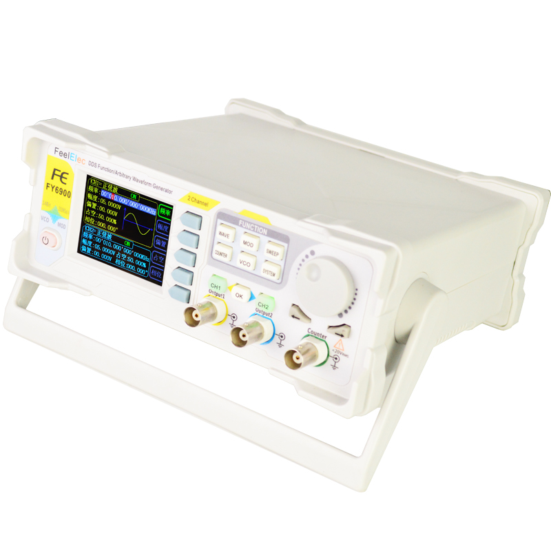 Mới FY6900 60MHz Kênh Đôi DDS  - đánh giá và giá Dual Channel Arbitrary Waveform Function Generator 60Mhz