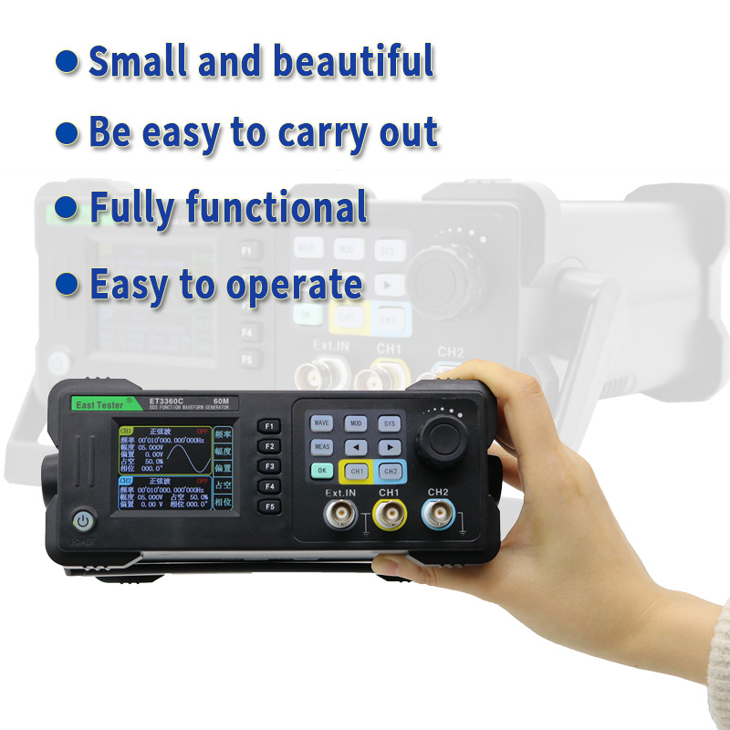 East Tester ET3320C ET3340C ET - đánh giá và giá Dual Channel Arbitrary Waveform Function Generator 60Mhz