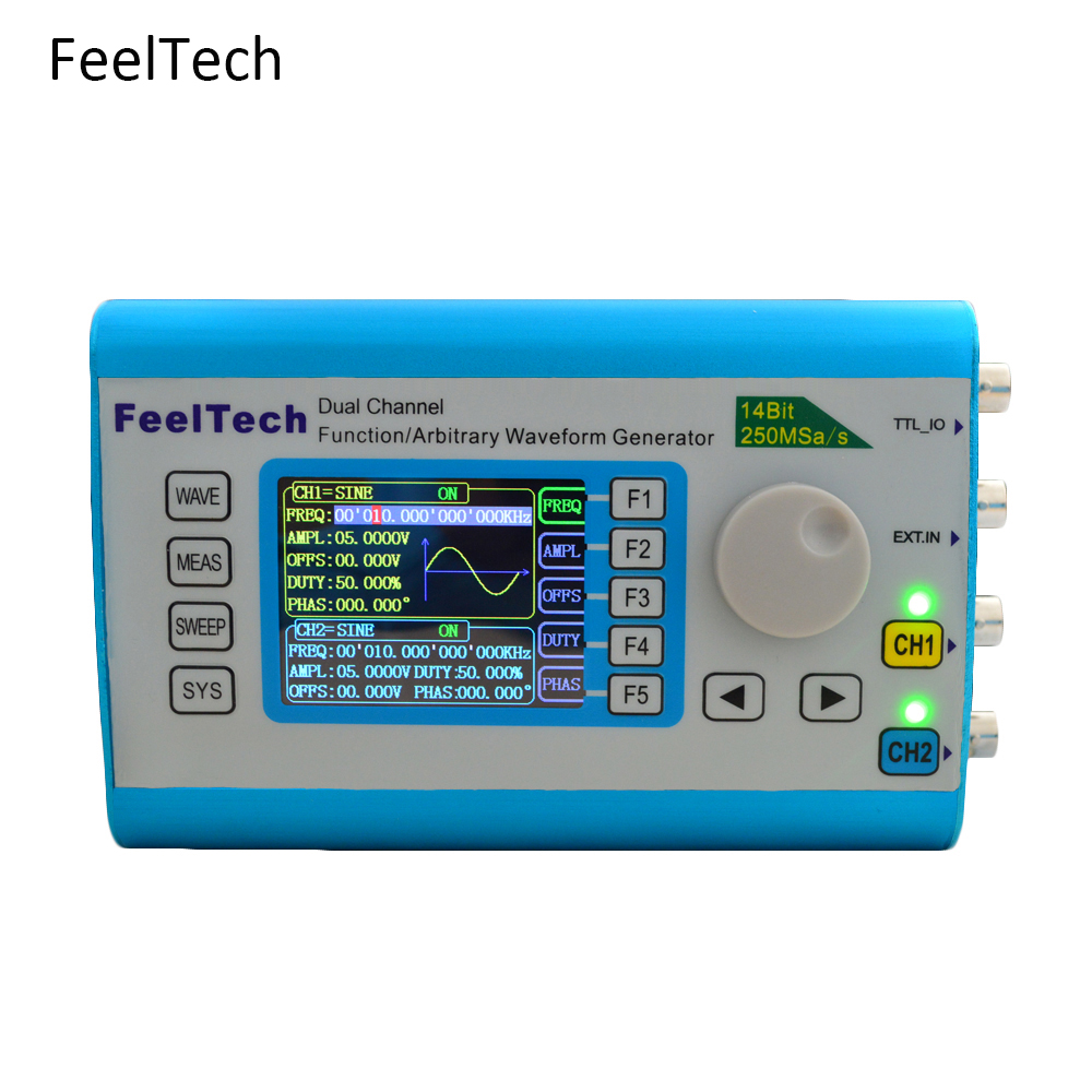 FY6300 Function Arbitrary Wave - đánh giá và giá Dual Channel Arbitrary Waveform Function Generator 60Mhz