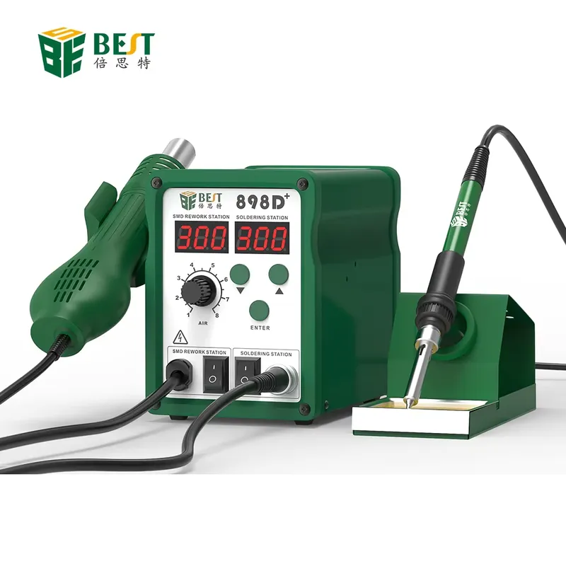 BST-898d+ Digital Soldering St - đánh giá và giá Smd Rework Station Hot Air Soldering 2 In 1